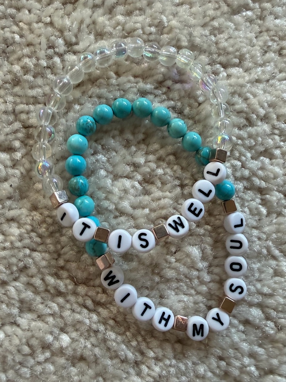 {Handmade} Inspirational Bracelet Set
